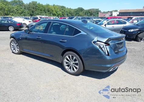 2022 Cadillac Ct5 Premium Luxury из США, поврежденный, VIN 1G6DT5RK5N0132109